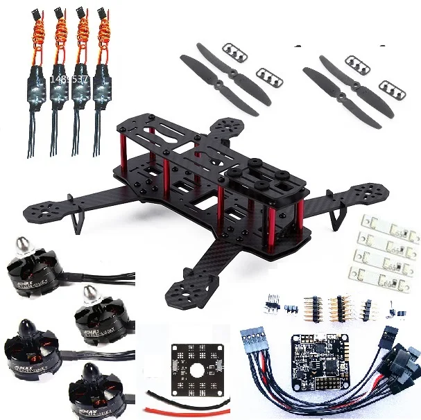 Квадрокоптер QAV250/ZMR250 x250 из углеродного волокна рама F3 acro / f4 pro v3 Flight controler3s RS 2205 2300KV