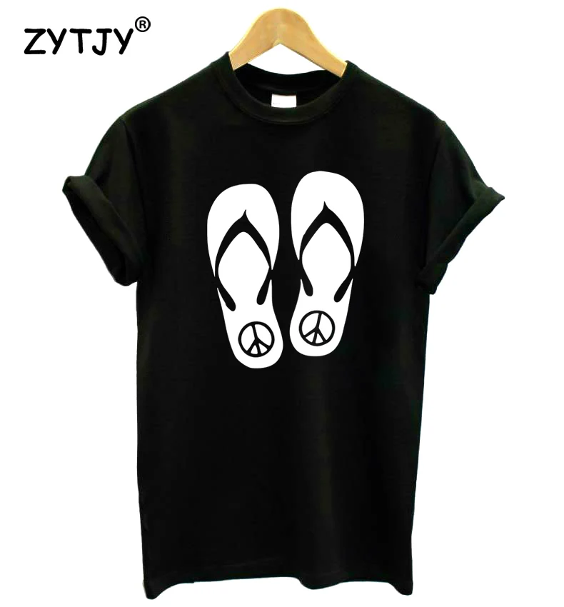 Шлепанцы с принтом мира женская футболка хлопковая Повседневная забавная