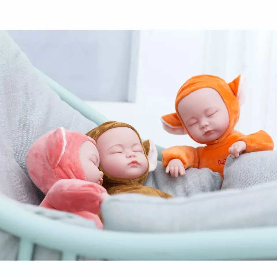 35 см Кукла Reborn куклы для детей сопровождать сна милый виниловые Плюшевые Игрушки