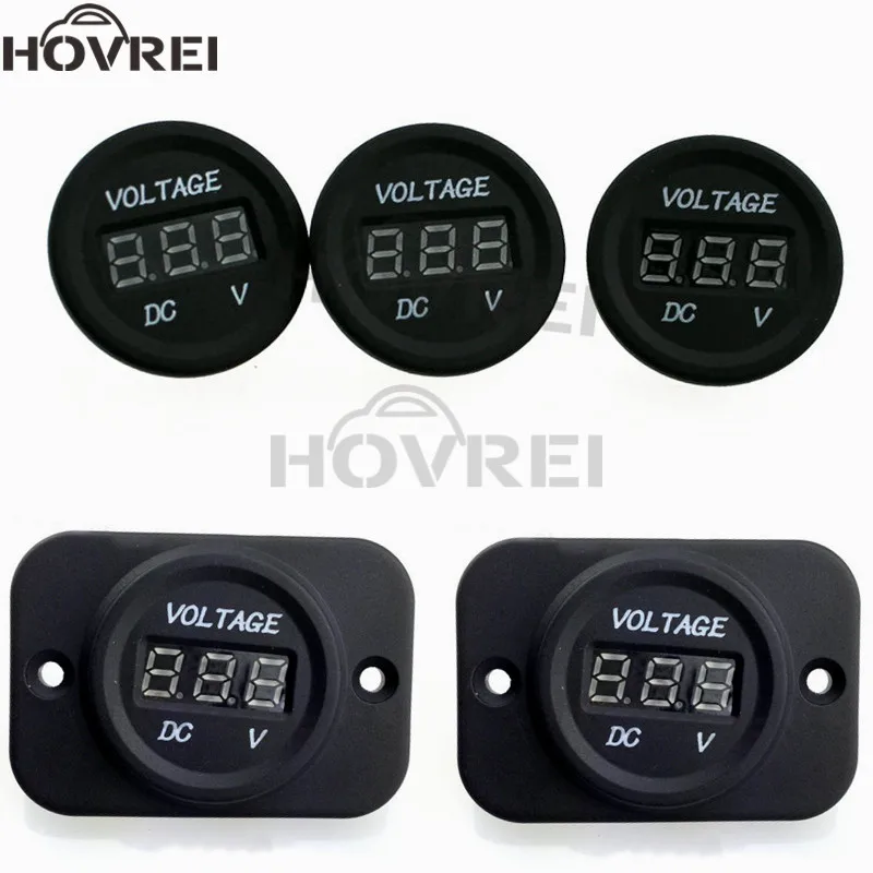 10 шт./лот Универсальный Мотоцикл Авто Грузовик цифровой дисплей красный