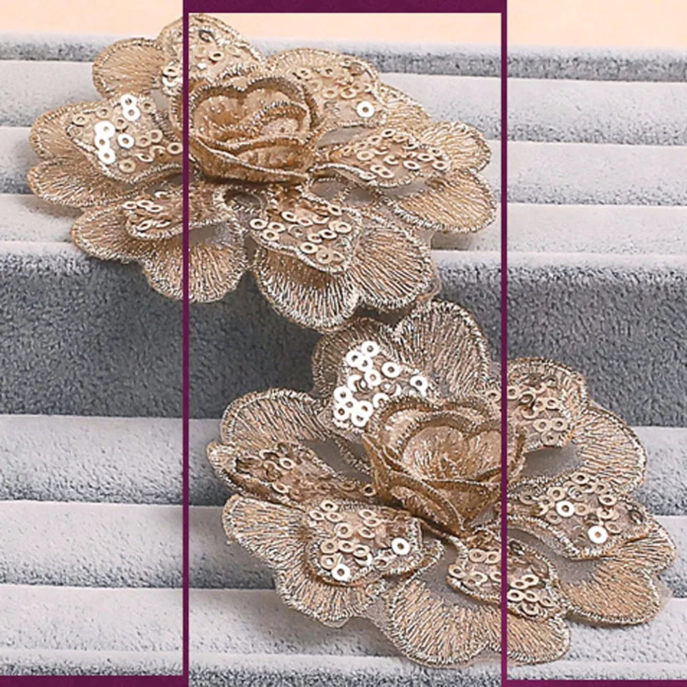 1 Piece Bridal Wedding Hair Jewelry Lace Flower Sticks Women Party Dress Accessory Bride Headwear | Украшения и аксессуары