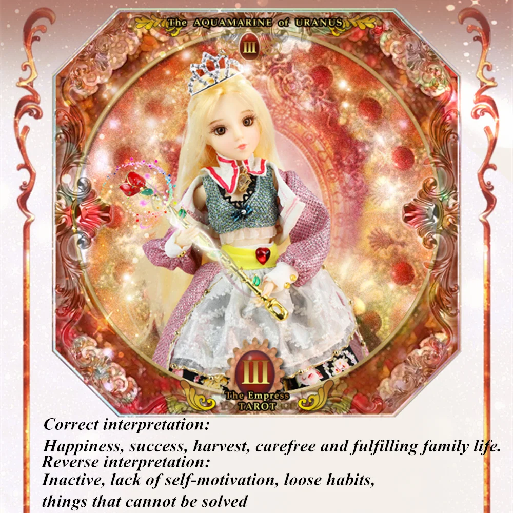 1/6 BJD кукла Таро карта императрица мажор Arcana 30 см 14 шарнир тело MMGirl кукла Премиум Подарочная коробка Упаковка девочка игрушка подарок