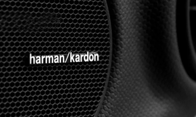 6 шт./лот harman/kardon Hi-Fi динамик аудио 3D алюминиевый значок эмблема стерео наклейка 43x5