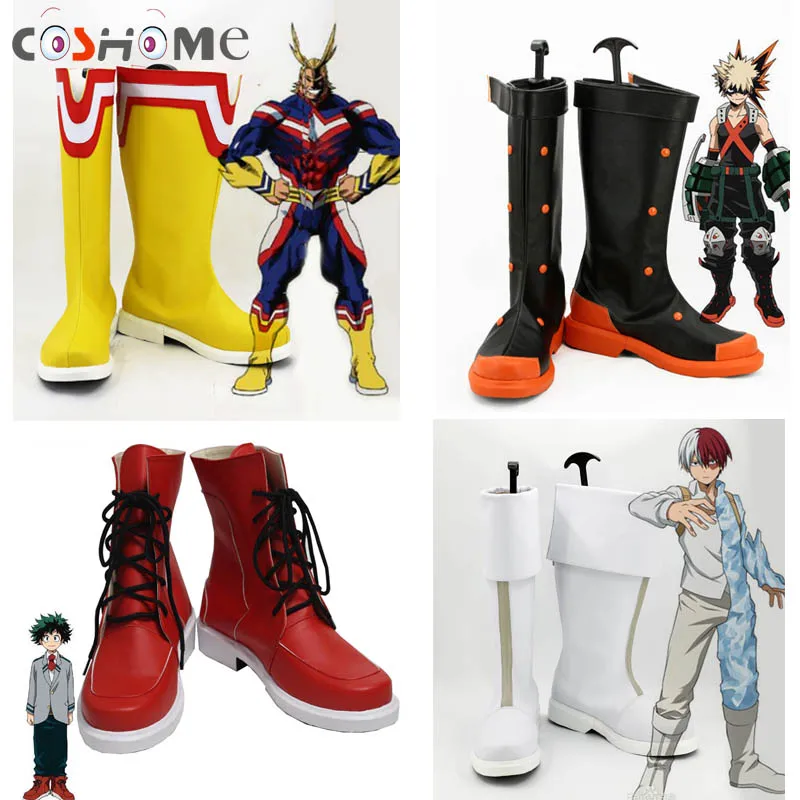 Coshome Boku No Hero Academy Midoriya All Might шото Тодороки Bakugou; обувь для костюмированной вечеринки; ботинки My Hero Academy