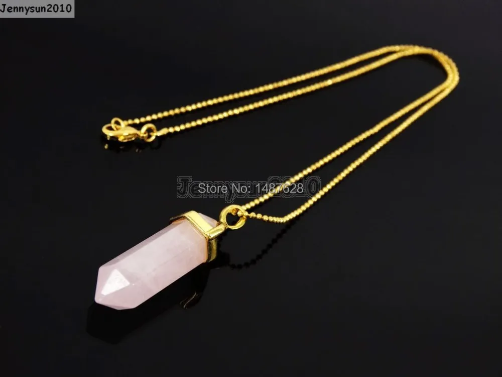 Натуральная роза Quart-z драгоценные камни камень шестиугольная остроконечная