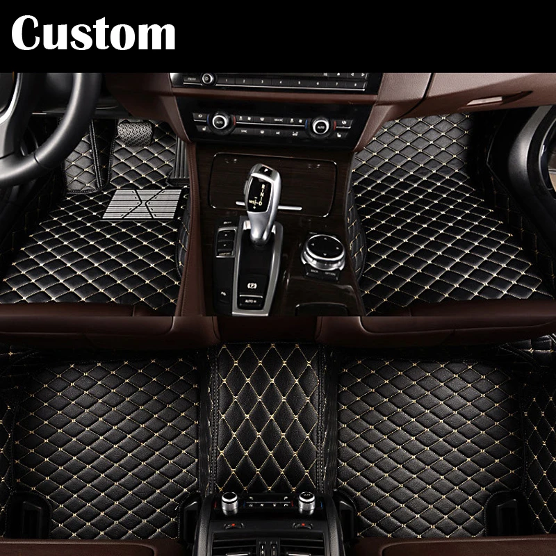 Good quality Custom fit car leather floor mats for hyundai ix35 2010-20153D car-styling carpet liners accessories colors | Автомобили и