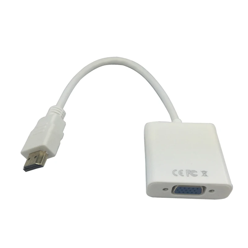 Raspberry Pi 3 HDMI TO VGA Adapter цифро-аналоговый аудио конвертер кабель мужчин и женщин conecter