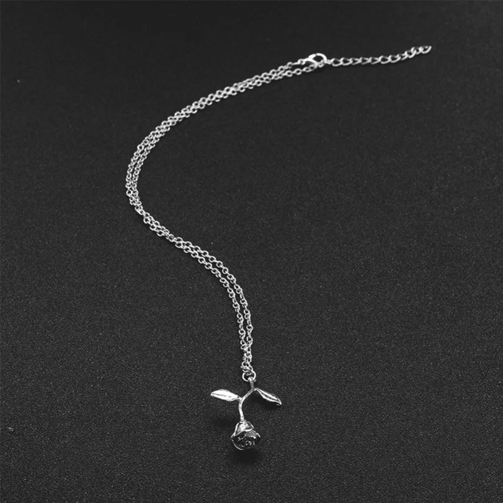 Горячая Распродажа милые романтические ожерелья с подвеской в виде лепестков