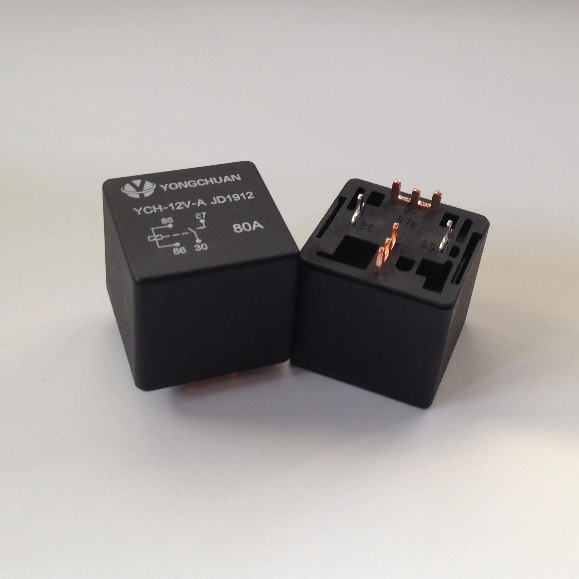

Automotive relay JD1912 80A 12VDC PCB circuit board relays