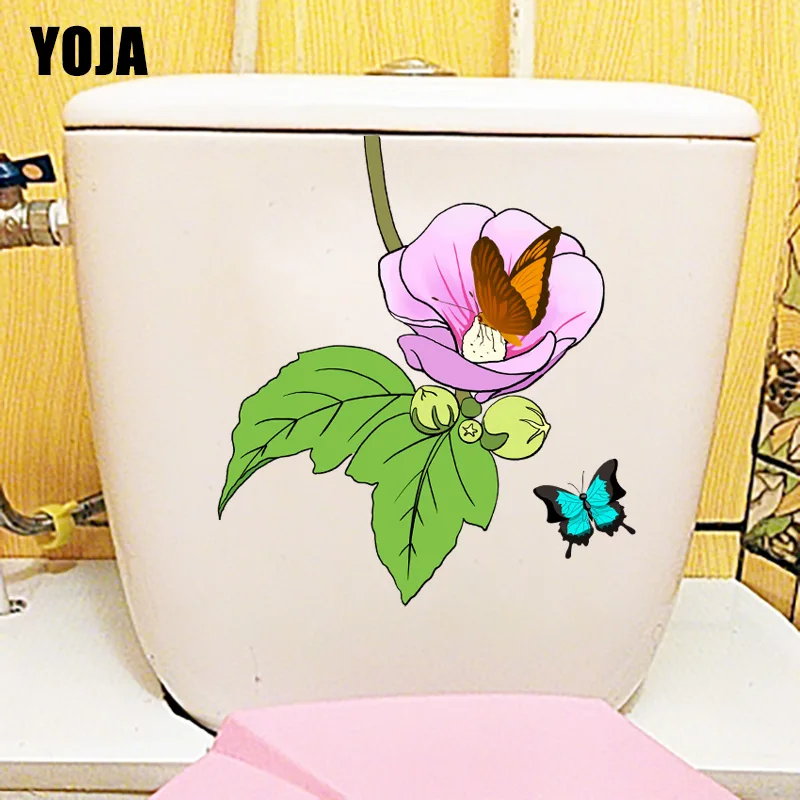 YOJA 20x см свежий гибискус модная домашняя настенная наклейка декор для спальни