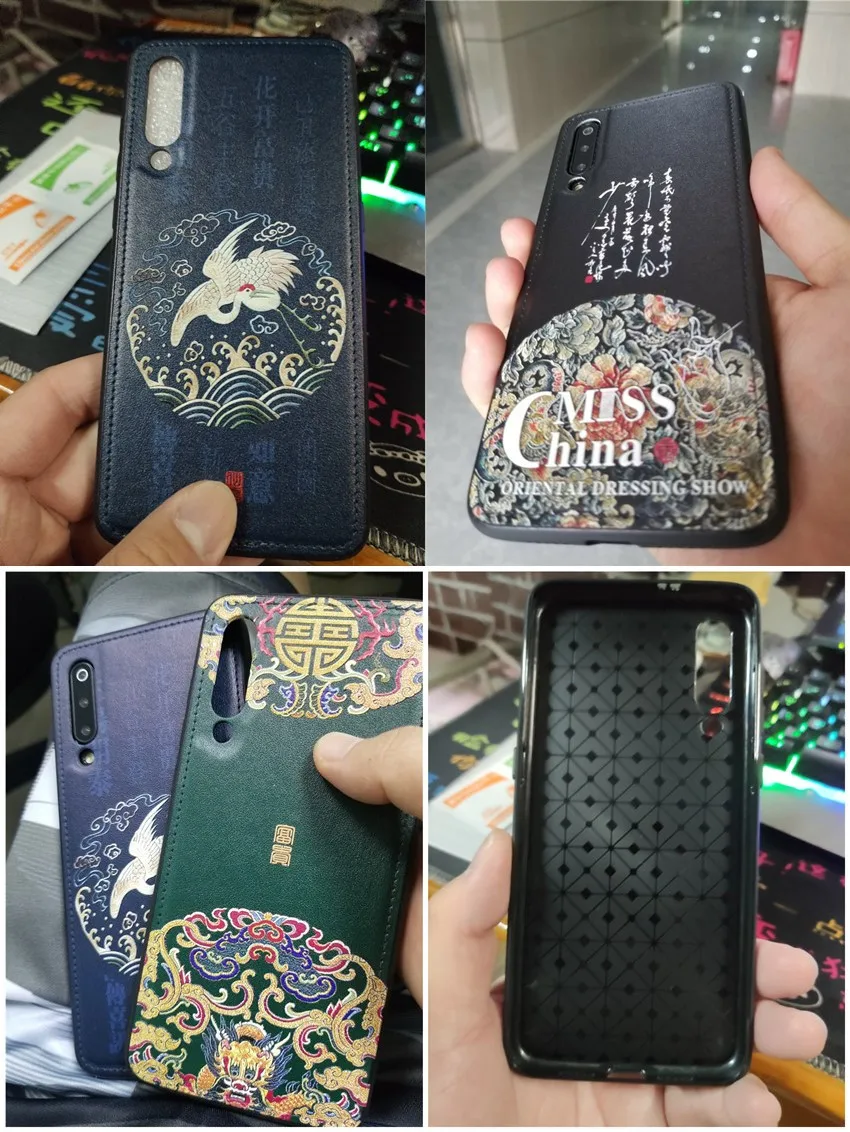 Чехол для Xiaomi Mi 9 кожаный чехол mi se mi9 рельефные чехлы из искусственной кожи