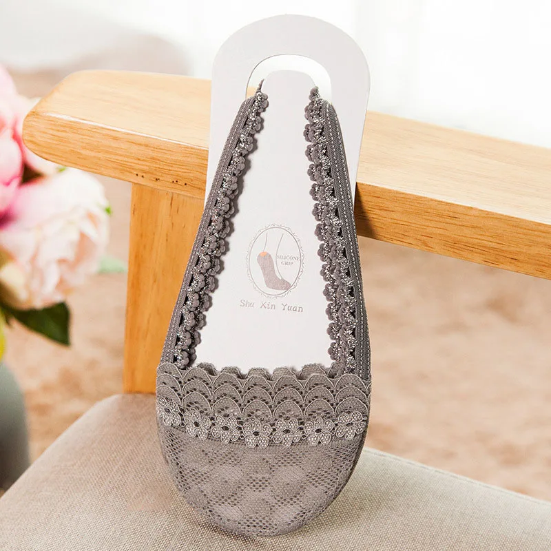 Носки женские кружевные ультратонкие 10 шт. = 5 пар|women boat socks|lace socksboat socks women |