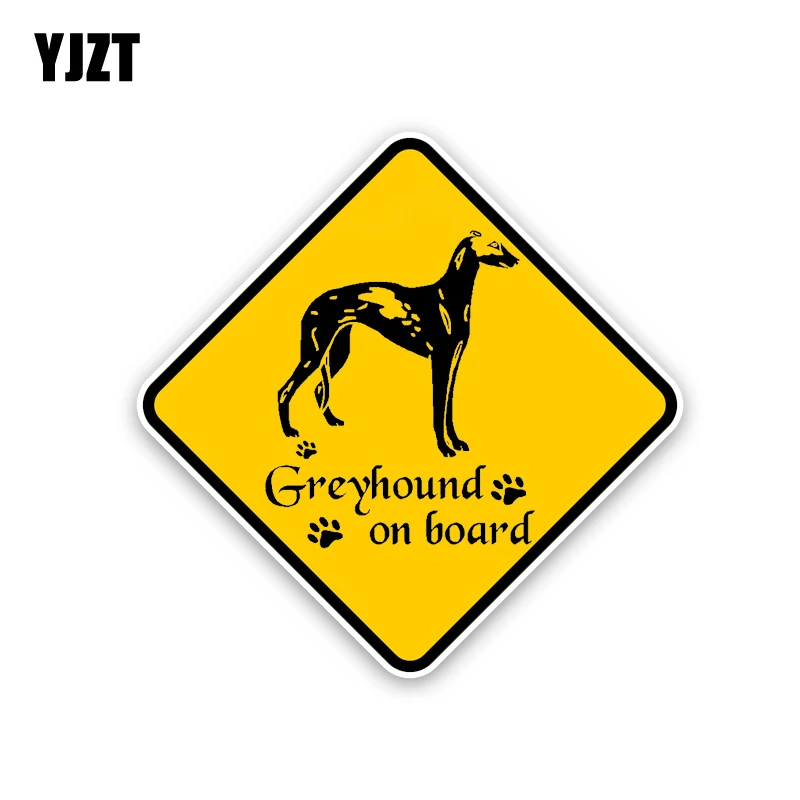 Автомобильная наклейка yhound на борту YJZT 15 7 см * из ПВХ с изображением милой собаки