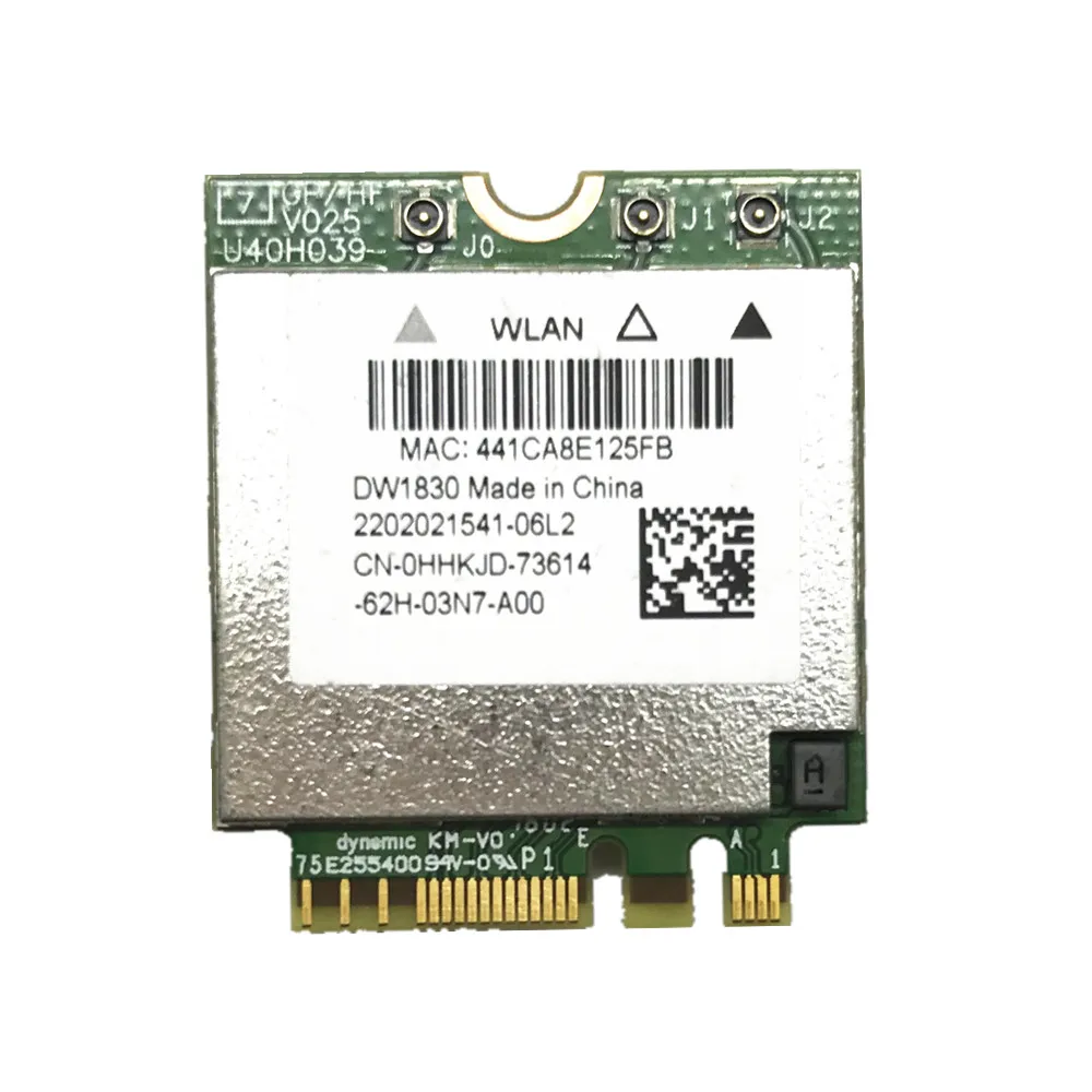 

DW1830 BCM943602BAED BCM943602 NGFF M.2 AC 1300Mbps Bluetooth 4.1 WiFi Wireless Network Card