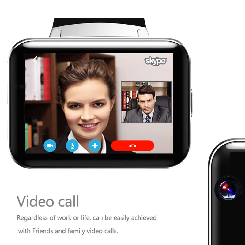 Sportimes Smart Для мужчин часы с 2.2 дюймов Большой сенсорный циферблат и Батарея GPS Wi Fi