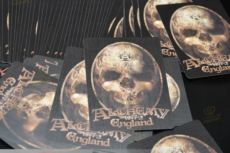 Велосипед черный сердечник бумага Alchemy английская колода игральные карты