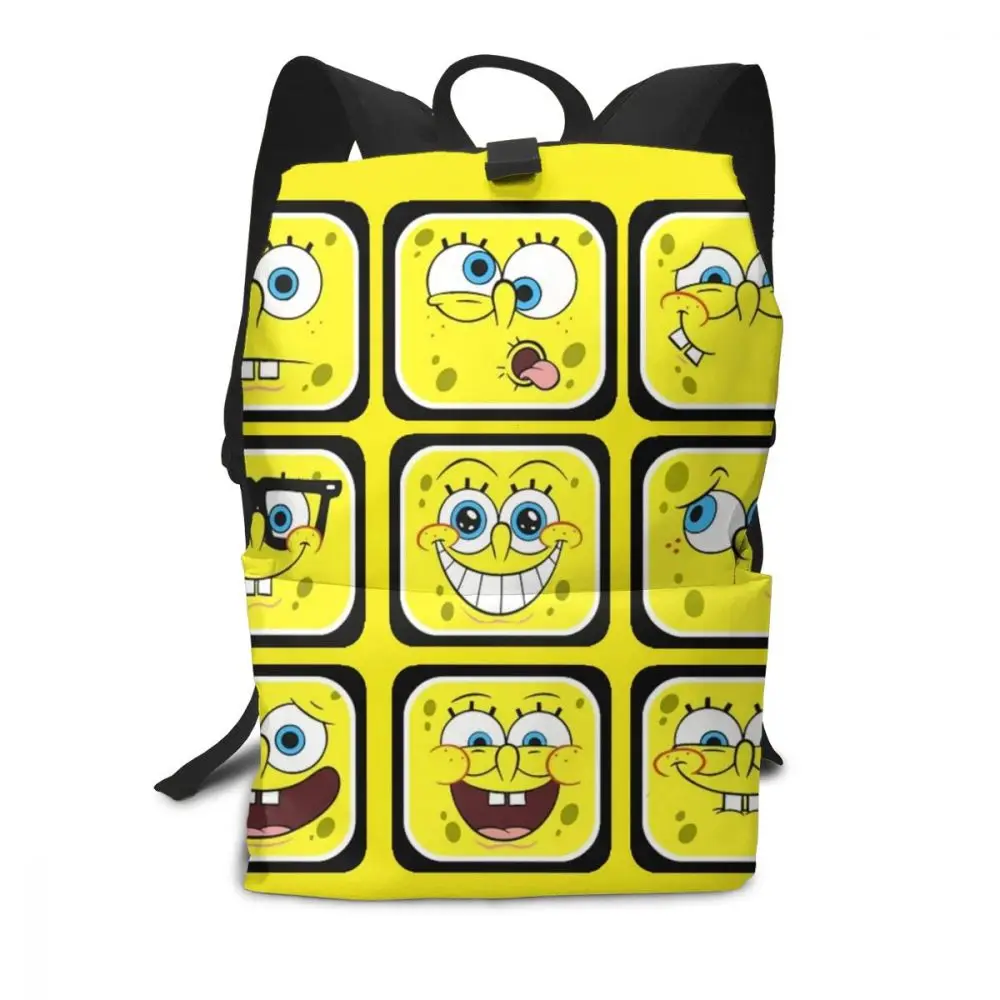 Spongebob Backpack Old Bold And Brash Backpacks High quality Trendy Bag Travel Multi Purpose Pattern Men- Women Teen Bags - Цвет: Untitled