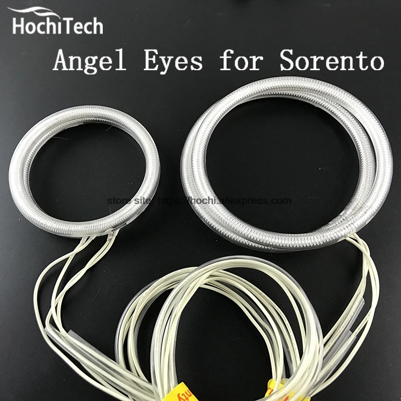 Белая головсветильник ПА HochiTech 6000K CCFL комплект гало ангельские глазки глаза