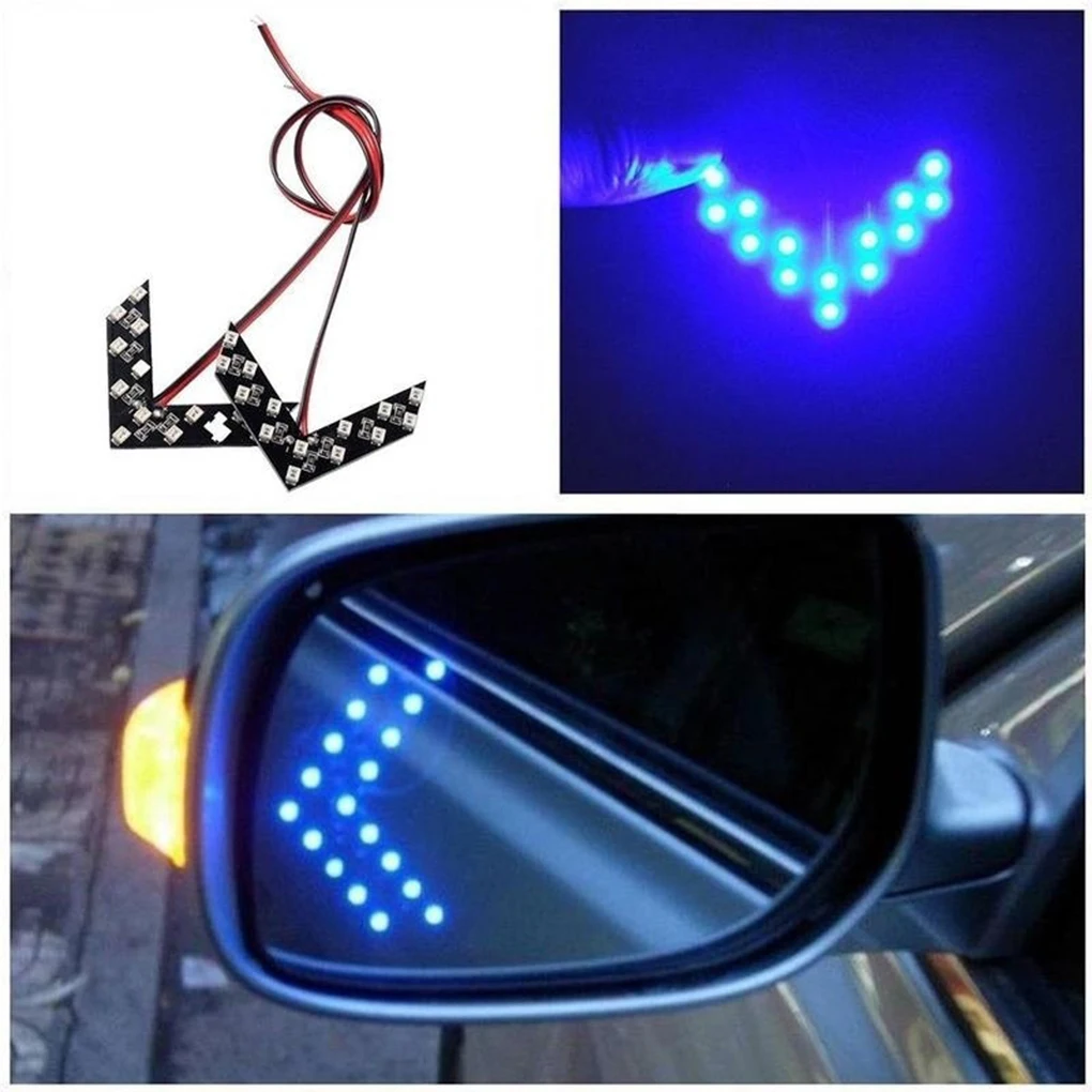Направленный светодиодный светильник 14SMD указатель поворота бокового зеркала