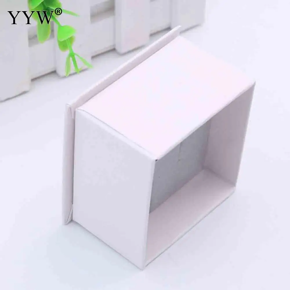 50 шт./лот наборы ювелирных изделий коробка дисплея картонная кольца 7*7 упаковка