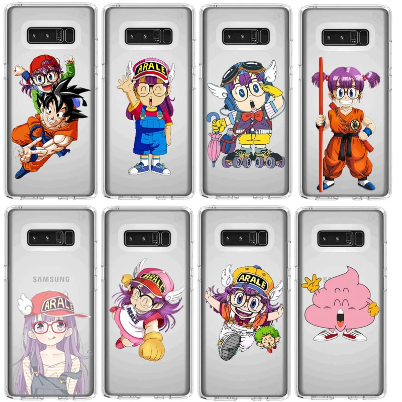 DRAGON BALL Z Arale аниме Kawaii мягкий чехол из термопластичного полиуретана для телефонов