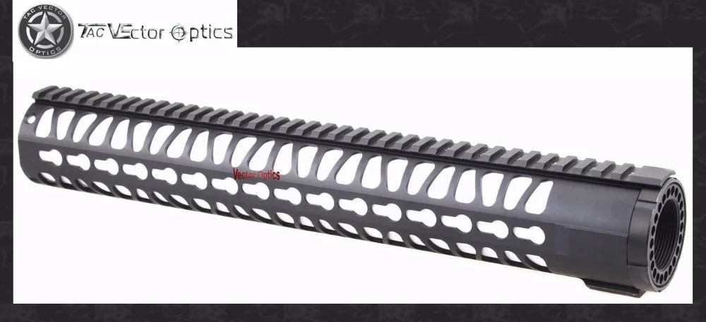 Vector Optics AR 10 KeyMod 15 дюймов тактический свободный поплавок цельнокроеное крепление