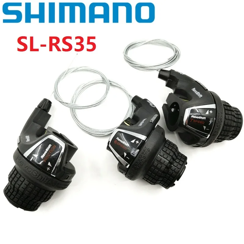 SHIMANO SIS RS35 RS45 велосипедный переключатель левый 3 скорости правый 6/7 скорость 16/21