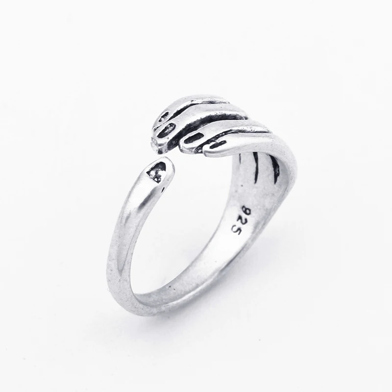 GEOMEE 1 шт. Винтаж 5 пальцев Форма руки кольцо для Для женщин спроса Anillos античный