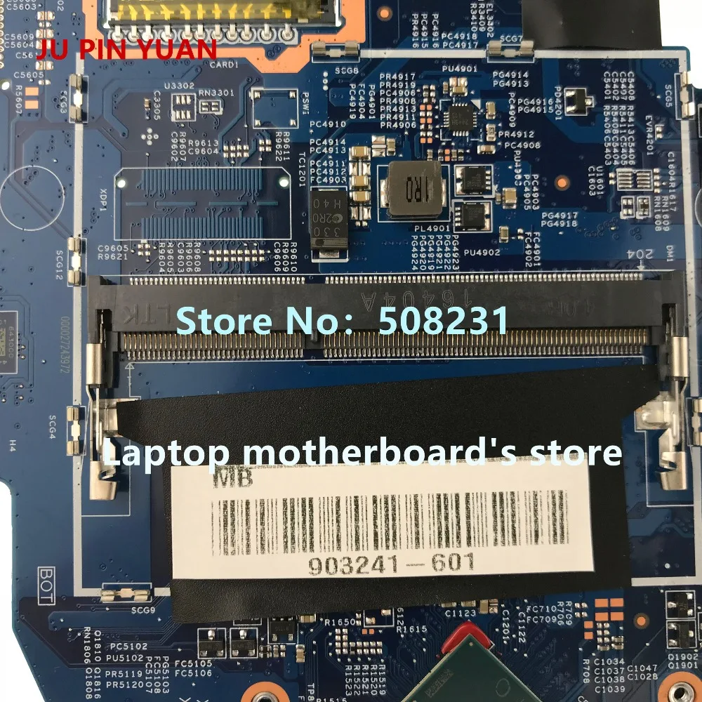 JU PIN Юань 601-903241 448.08J04.0011 для hp Pavilion x360 Кабриолет 13-u Материнская плата ноутбука PentN3710 полностью протестирована