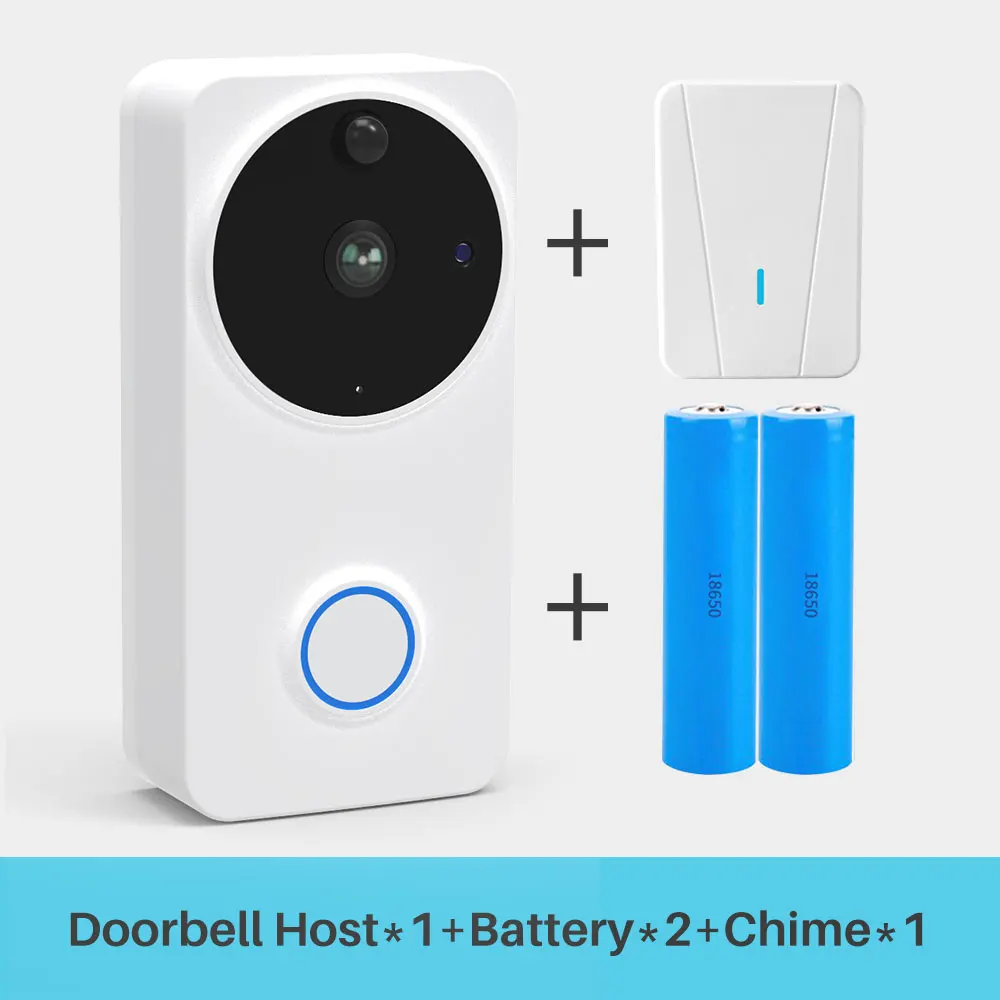 Option 5 WiFi дверной Звонок камера Смарт Wi-Fi Двусторонняя видеодомофон дверной звонок камера ночного видения PIR монитор сигнализация удаленный домашний мониторинг - Цвет: Option 5