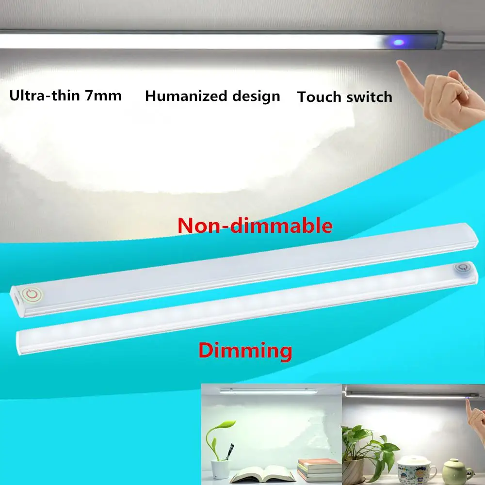 Сенсорный датчик с регулируемой яркостью светодиодный светильник для кухонного