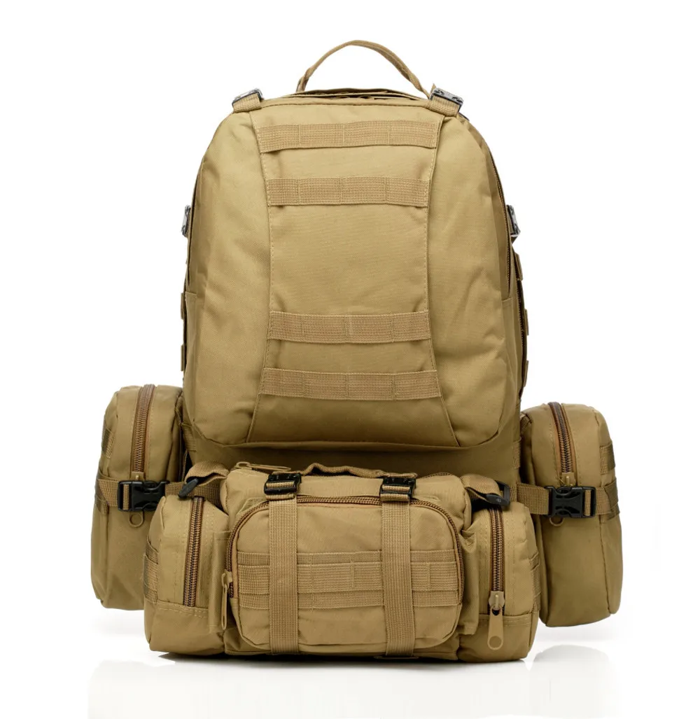 2016 новинка 55L Molle Большой Тактический штурмовой уличный Военный Рюкзак Сумка для
