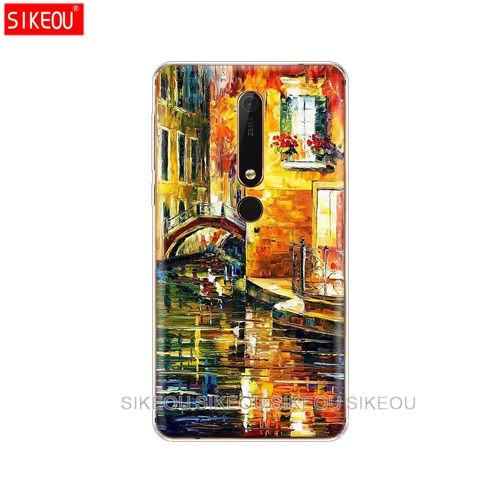 Силиконовый чехол для телефона Nokia 5 3 6 7 PLUS 8 9 /Nokia 1 2 2018 итальянский ночной