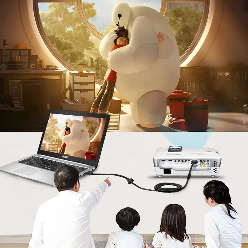Vention 1080P VGA кабель папа Цифровой Видео 8 м 5 3 2 1 для HDTV проектора монитора