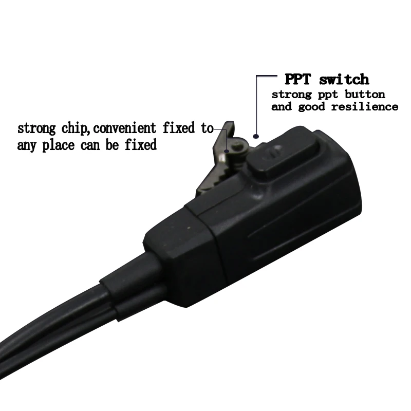 XIERDE Air Acoustic Tube Noise Prevent Earphone for Motorola Walkie Talkie Radio GP328 GP338 GP380 PTX760 HT750 With Mic PPT | Мобильные