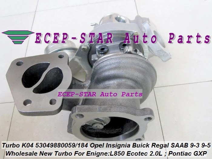 Турбокомпрессор K04 53049880200 53049700200 для Opel GT L850 Insignia A20NHT Pontiac Solstice GXP Buick Regal Verano 2.0L без