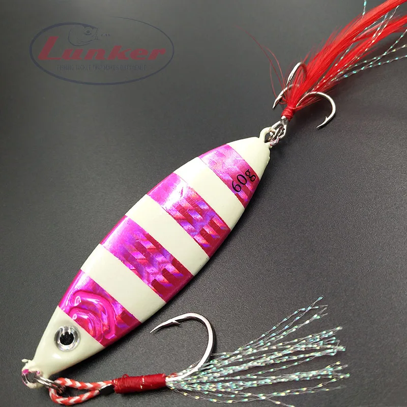 Lunker slow Jig 60 г 80 100 120 150 универсальная светящаяся темно синяя рыболовная