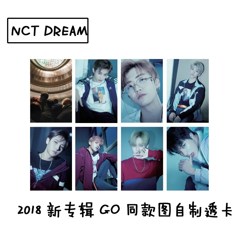 Фотоальбом [MYKPOP]NCT DREAM GO карты LOMO матовая бумага Фотокарта KPOP коллекция