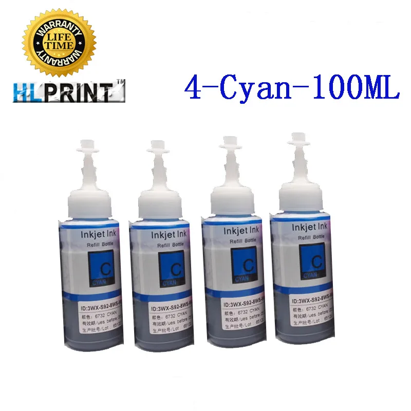 600 мл набор для наполнения чернил EPSON совместимый R290 R270 RX610 T50 rx610 TX800 RX690 R390 ремесленника 730 чернила для принтера - Цвет: 4 cyan