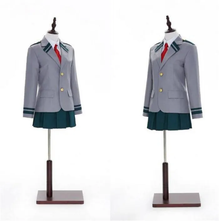 Boku no Hero OCHACO URARAKA Midoriya Izuku костюмы для косплея My academic AsuiTsuyu Yaoyorozu Momo с рубашкой +