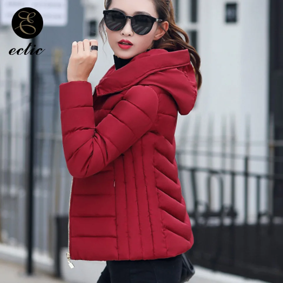 Silver Down Jacket Ropa Mujer Invierno 2021 Kawaii Coat  Pink Jacket Fur Collar Winter Korean Fashion Clothing Slim Jacket