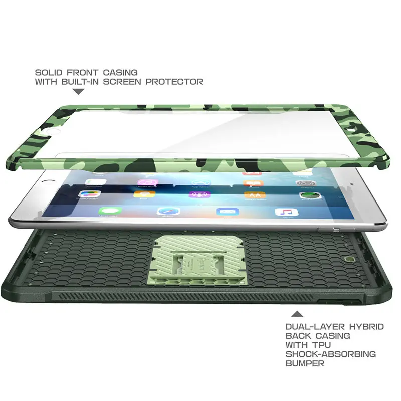 SUP Чехол для iPad 9,7 чехол(/) Сверхмощный UB Pro полный корпус прочный защитный чехол со встроенной защитной пленкой