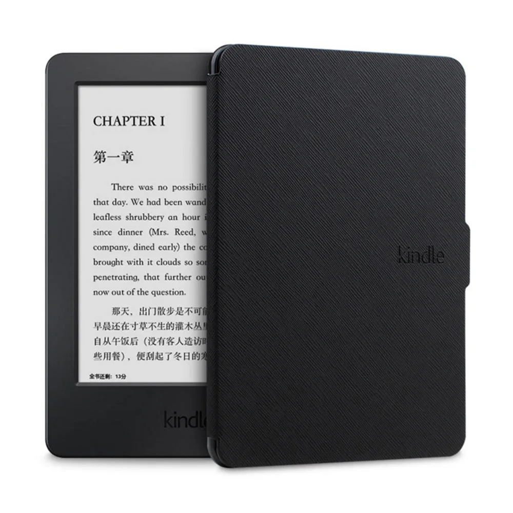 Тонкий чехол-книжка для Amazon New Kindle 8th Generation 2016 версия флип-кейс оболочка PU кожаный