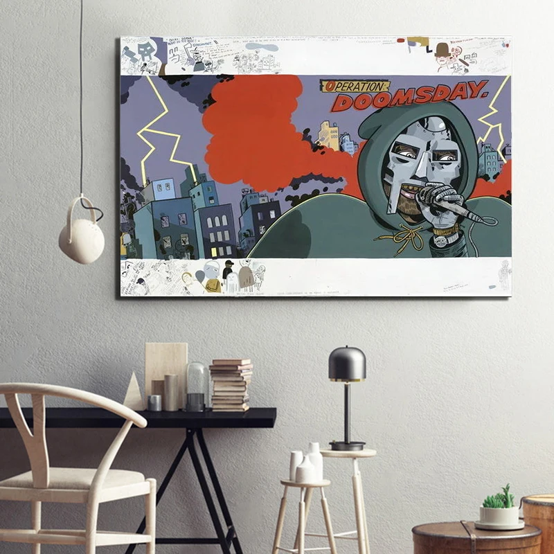 001 MF Doom Daniel Dumile супер злодей хип хоп артист 20 &quotx 14&quot плакат|artistic posters|hip hop posterposters