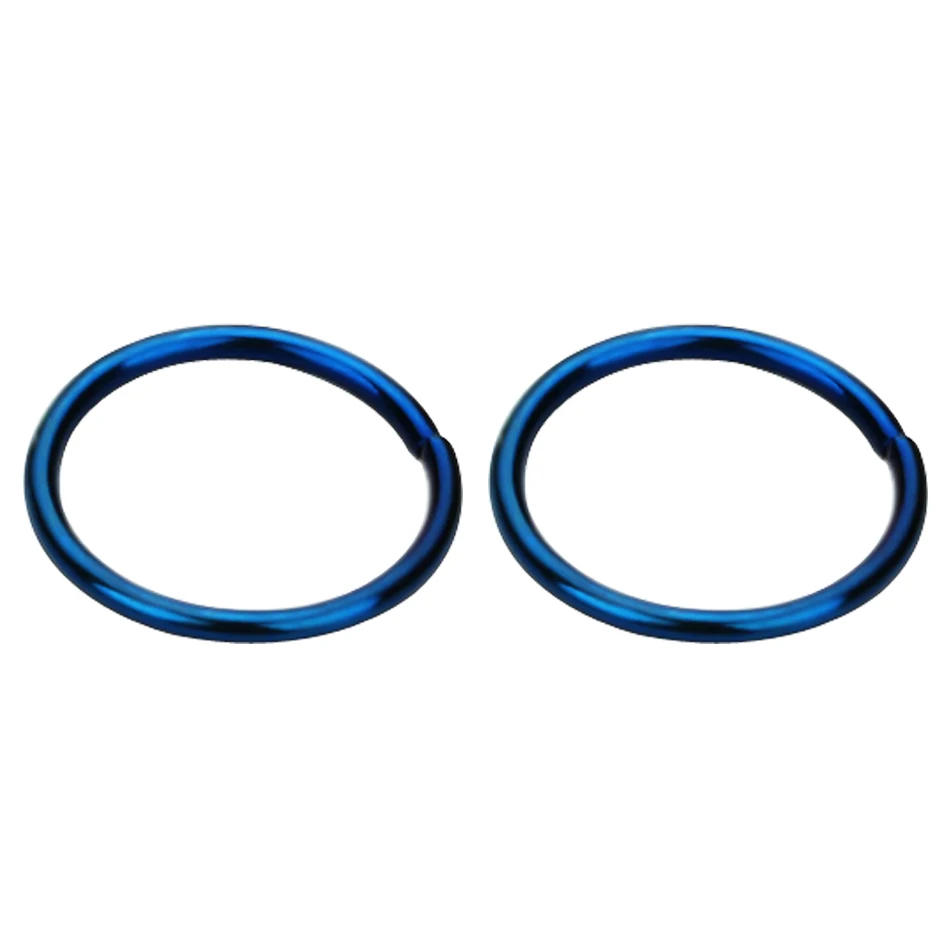 1 шт. медицинская титановая сталь простые кольца в нос пирсинг для пупка