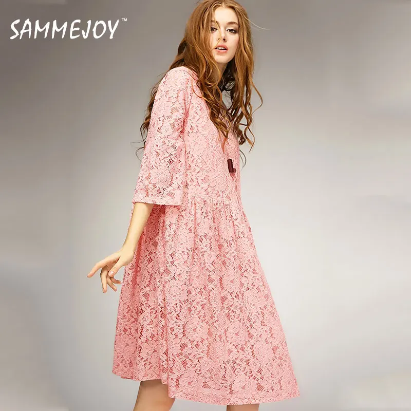 Sammejoy плюс Размеры оригинальный Дизайн уникальный свободные одноцветное Кружево