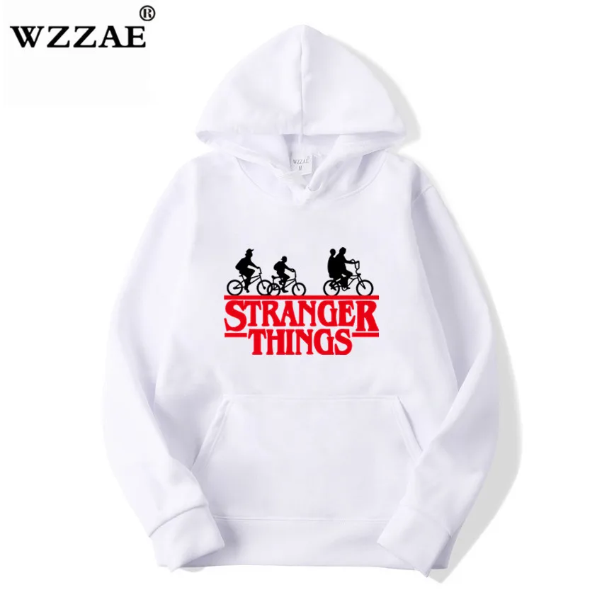 Мужская и Женская толстовка с надписью Stranger Things осенняя Толстовка в стиле