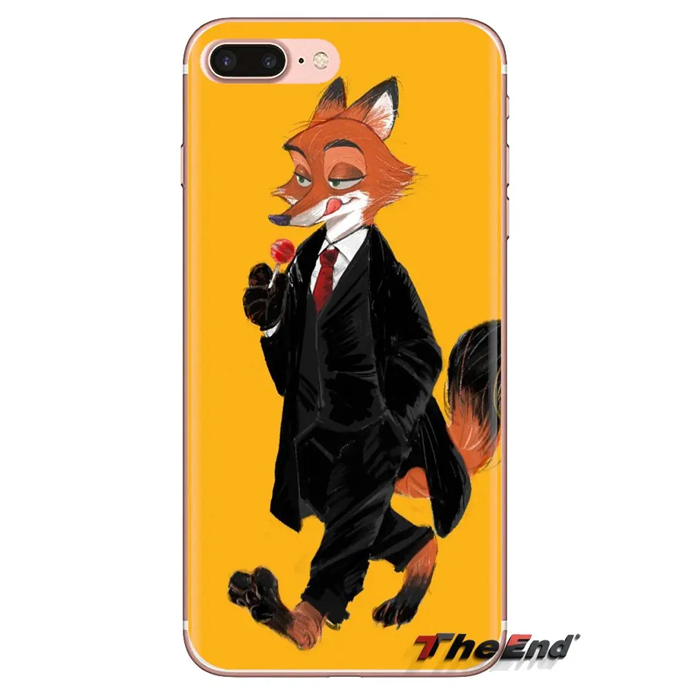Nick Wilde and Judy Hopps Zootopia для Samsung Galaxy J1 J2 J3 J4 J5 J6 J7 J8 Plus 2018 Prime 2015 2016 2017 силиконовый чехол