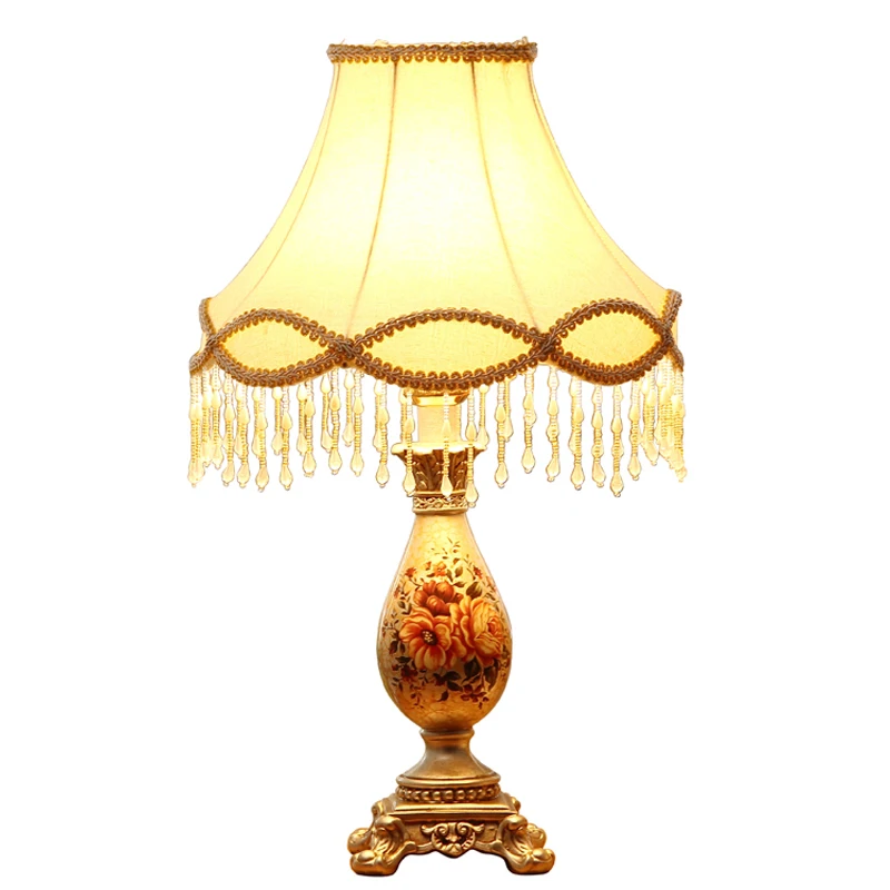 

European style bedroom bedside lamp accessories Home Furnishing princess living room decor decoration crafts