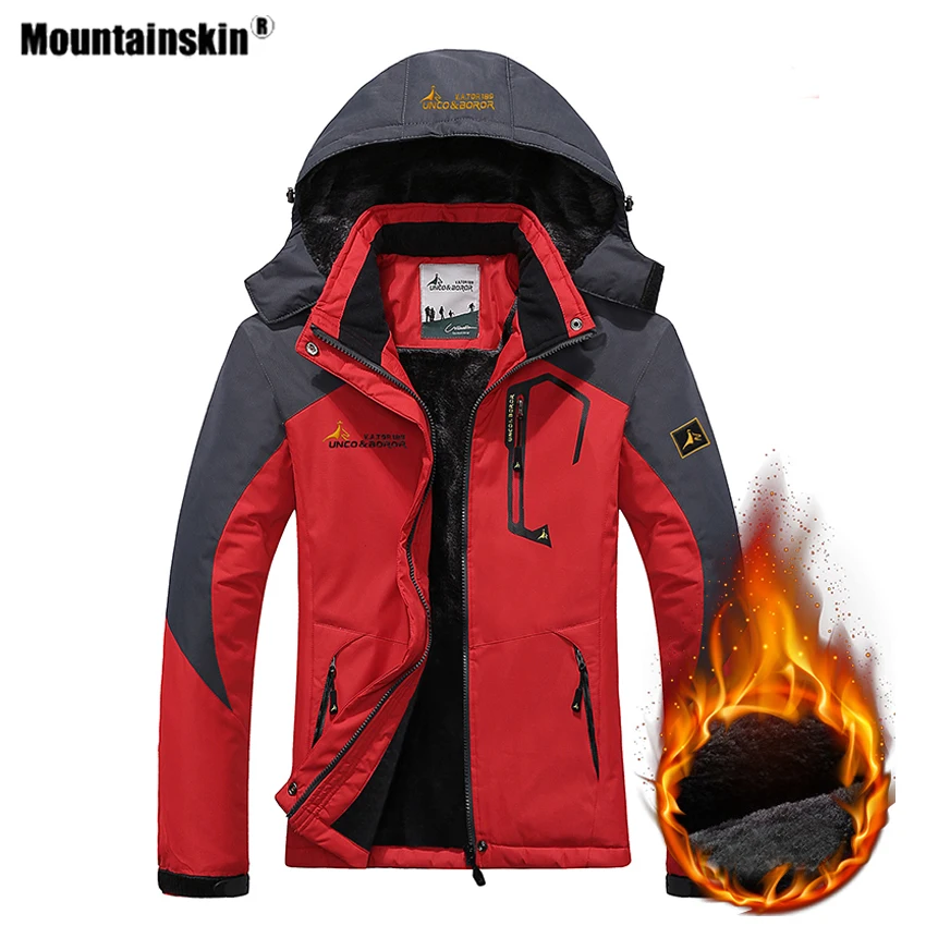 Женская водонепроницаемая куртка Mountainskin теплая зимняя из флиса для активного